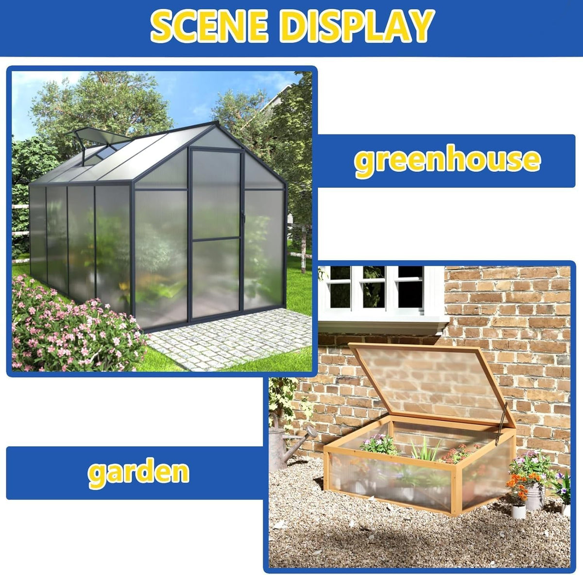 Polycarbonate Greenhouse Panels, Twin-Wall Polycarbonate Sheet, Clear Panels for Greenhouse,Outdoor