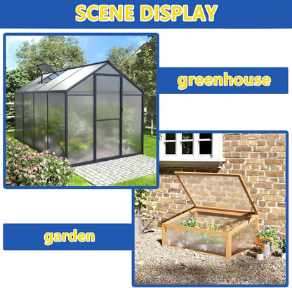 Polycarbonate Greenhouse Panels, Twin-Wall Polycarbonate Sheet, Clear Panels for Greenhouse,Outdoor