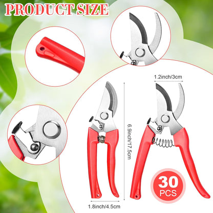 Chumia 30 Garden Flower Shears Pruning Scissors Heavy Duty Plant Scissors Trimming Garden Clippers