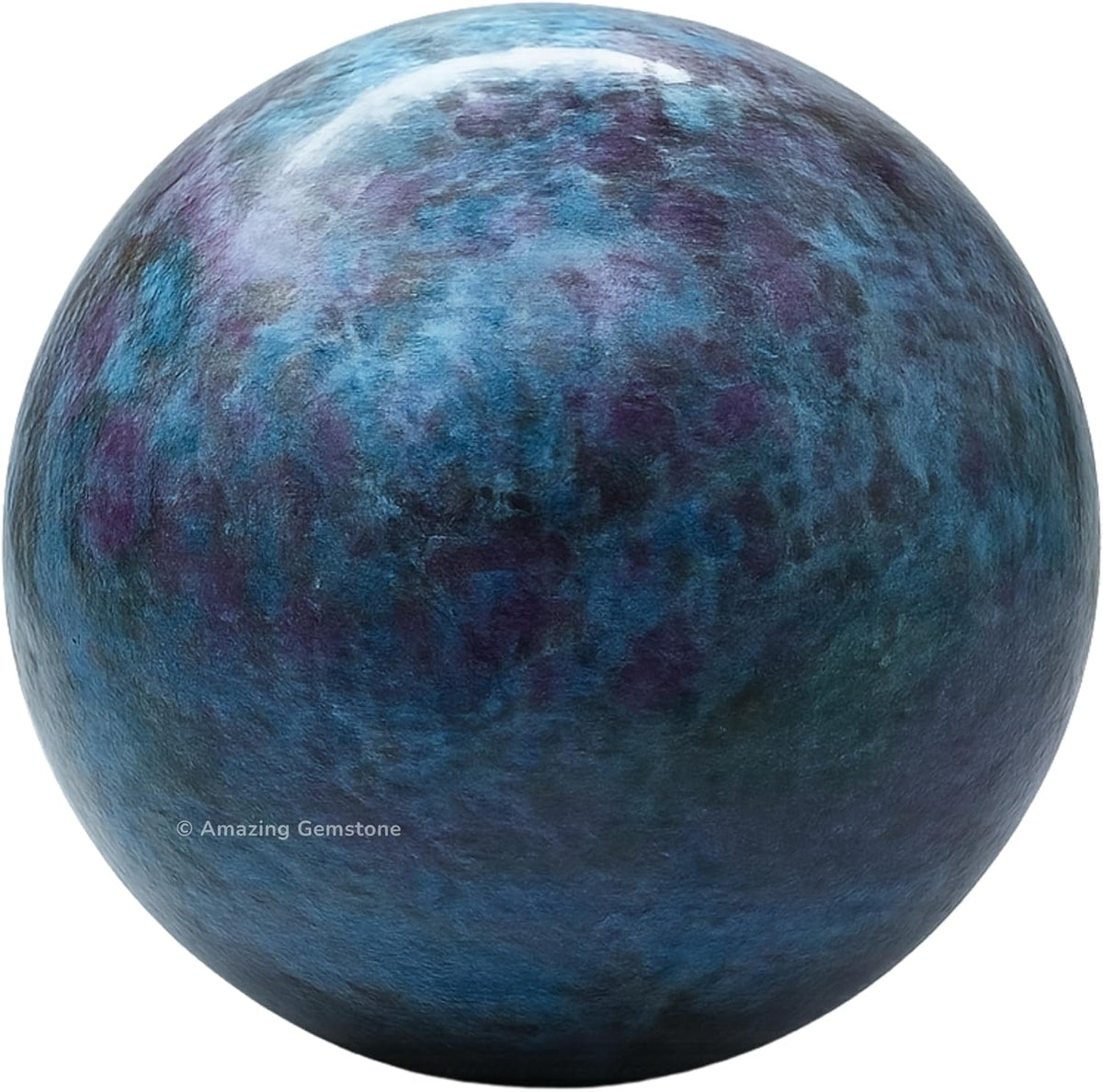 Amazing Gemstone Ruby Kyanite Crystal Ball with Stand - 2 Inches Crystal Sphere Meditation Balls