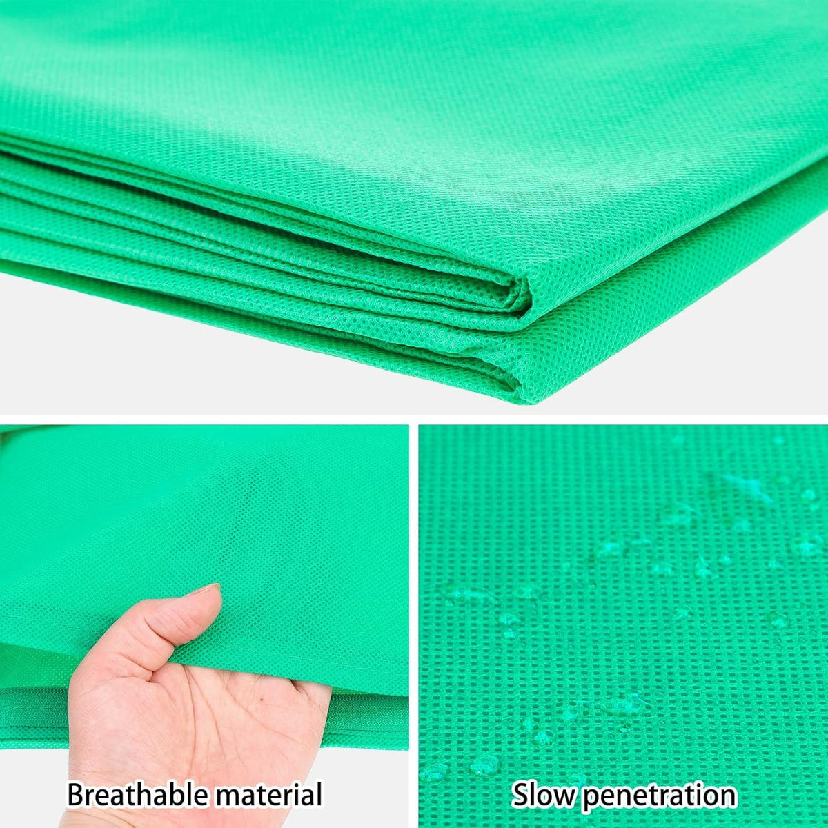 Homimp Plant Covers Freeze Protection, 4 Pack Frost Covers with Zipper Drawstring (23.6" x 31.5")