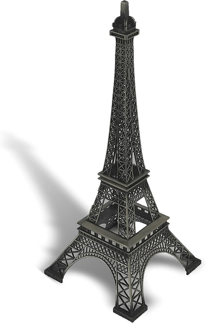 allgala 19 Inch 48CM Eiffel Tower Statue Decor Alloy Metal-Black (EF19-86192)