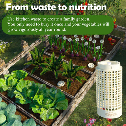 Underground Worm Farm, Garden Mini vermicomposting bin for use in Outdoor Gardening from Kitchen