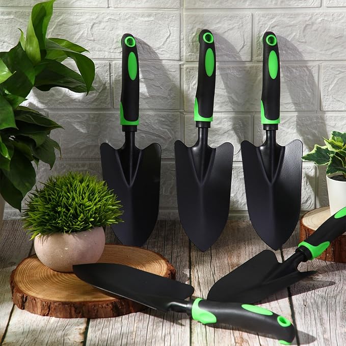 12 Pcs Garden Shovel Aluminum Alloy Heavy Duty Trowel Garden Tool Small Shovels for Digging Metal