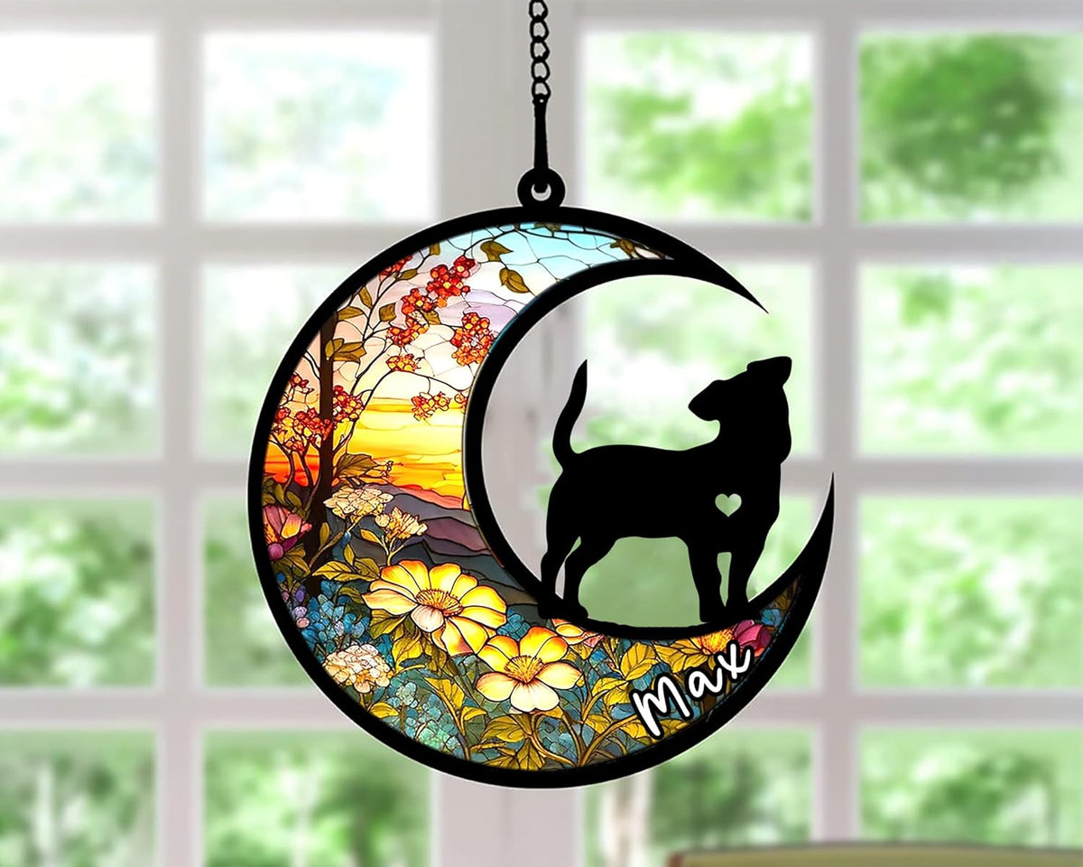 Personalized Dog Memorial, Custom Name Jack Russell Terrier Dog Christmas Ornament with Name