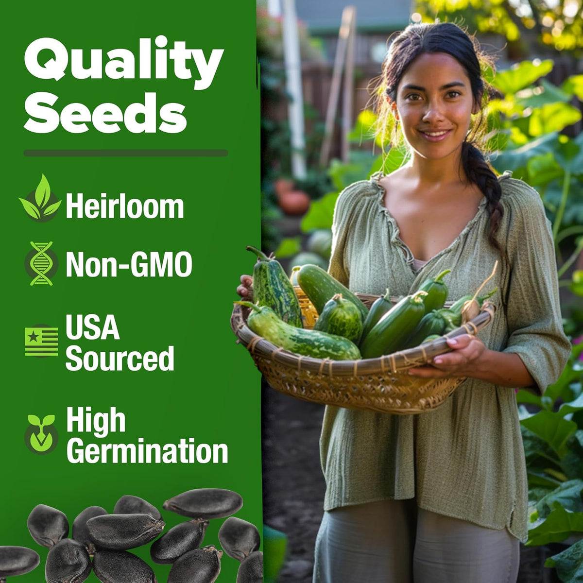 HOME GROWN Luffa Seeds 2 Pack(Luffa aegyptiaca)80 Heirloom 𝗡𝗢𝗡-𝗚𝗠𝗢,𝗨𝗦𝗔-𝗦𝗢𝗨𝗥𝗖𝗘𝗗