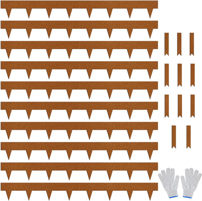 Worth Garden 33ft. Galvanized Steel Landscape Edging - 10-Pack 40" Metal Edging for Landscaping