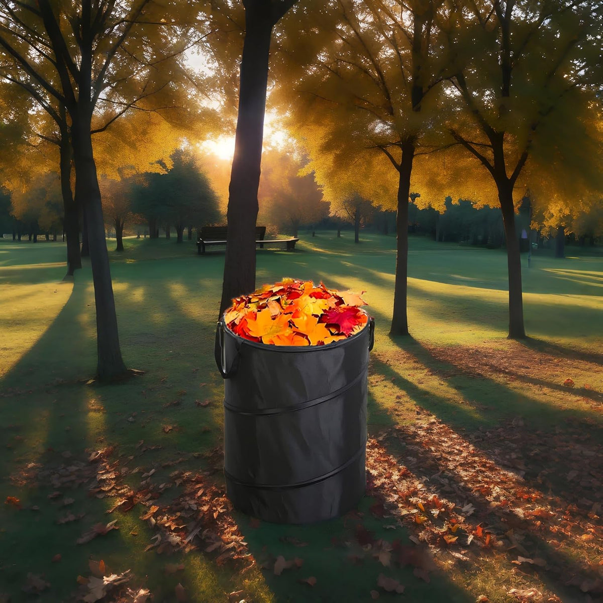 Collapsible Trash can,Folding Garbage Cans,Pop Up Trash Can,Camper Trash can，for Camping Garbage