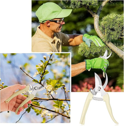 20 Garden Flower Shears Pruning Scissors Heavy Duty Plant Scissors Trimming Garden Clippers Hand