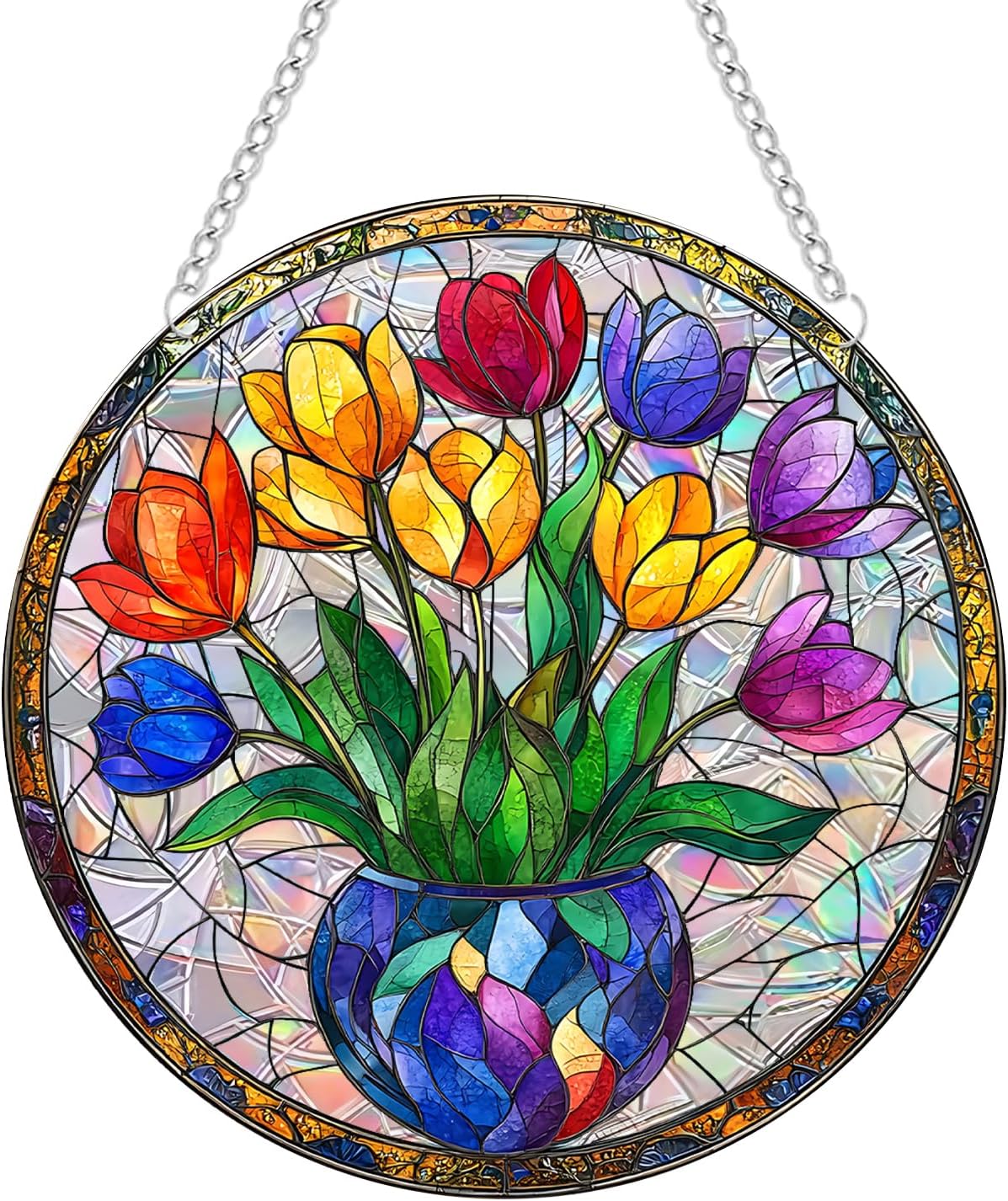 Sun Catchers Indoor Window, Acrylic Rainbow Suncatcher Window Hanging Decoration for Living Room