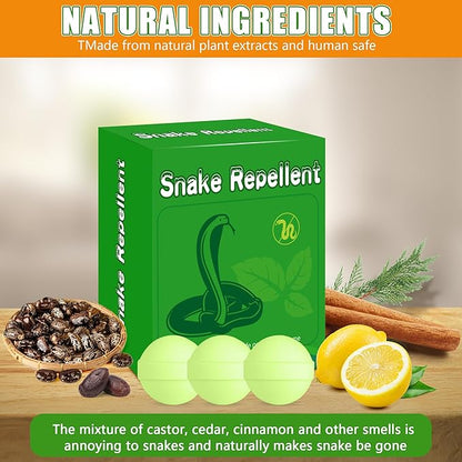 36 Pack Snake Repellent for Yard, Powerful Outdoor & Indoor Lizard be Gone for Garden Lawn, Natural