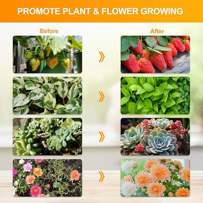 3-Head Grow Light with Stand 75W, FECiDA 2025 Grow Lights for Indoor Plants, Full Spectrum LED