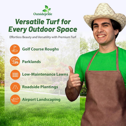 Outsidepride Perennial Buffalo Grass Seed - 5 lbs Heat & Drought Tolerant, Low Maintenance, Warm