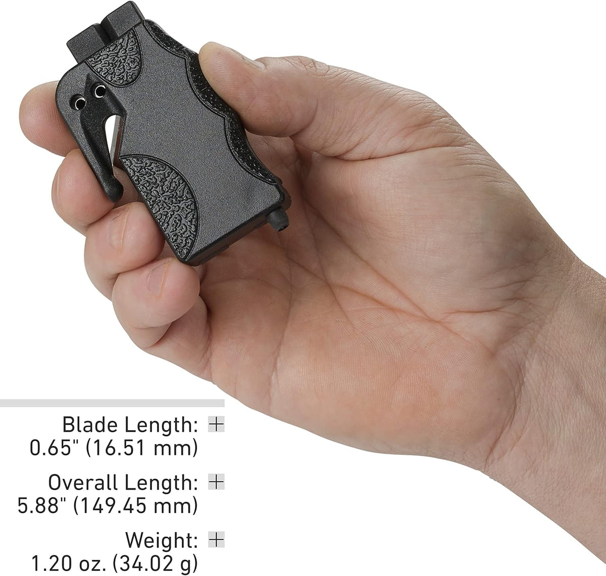 CRKT Exitool Emergency Multitool: Automotive Safety, Seat Belt Strap Cutter, Steel Window & Glass
