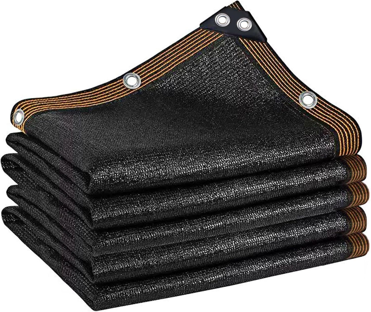 winemana Black Shade Cloth 40%, 6.6x20 FT Mesh Tarp - Garden Shade for Greenhouse, Patio