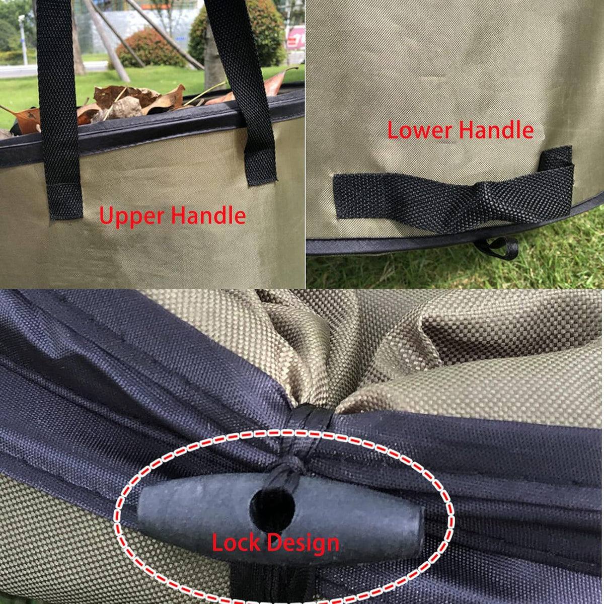 Camping Trash Can, Pop-Up Trash Can/Recycle Bin, Car Garbage Can,Reusable Outdoor Trash Garden Yard