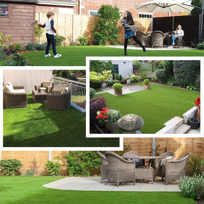 Petgrow Synthetic Artificial Grass Turf Lawn 14 x 38ft, 1.38" Outdoor/Indoor Fake Grass Rug