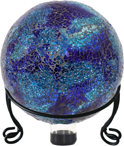 2 Pack Metal Gazing Ball Stand for 10 or 12 Inch Outdoor Garden Gazing Globes,Metal Display Stand