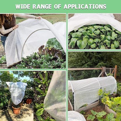 Plant Covers Freeze Protection, 10'x 30' Frost Cloth for Outdoor Plants, Winter Plant Cover for