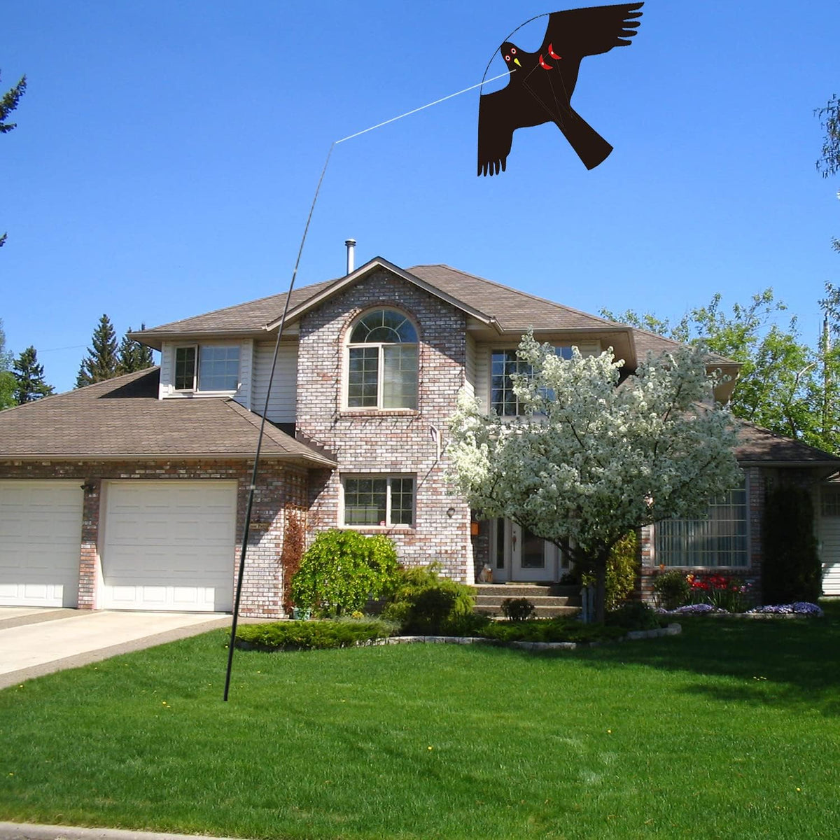 Bird Hawk Flying Kite Without Pole for Crops Farm Protector Bird Scarer Flying Kites - Style C Kite