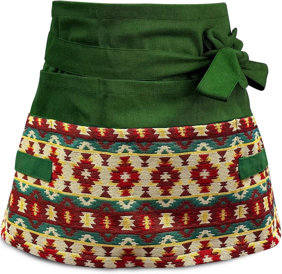 Garden Apron for Woman, Serve Apron Cute, Flora Half Apron with 8 Pockets, Valentines Gift for Mom