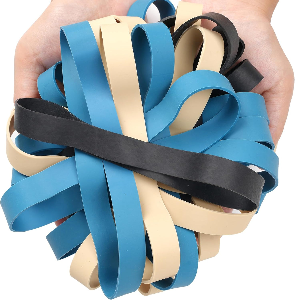 Rubber Bands Size#107 Heavy Duty Big Wide rubber band 30PCS Elastic Bands for Office Supply Trash