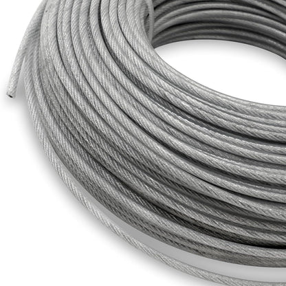 Grass Trimmer Line Nylon Steel 0.095'' 164ft/50m Round String Trimmer Spool Replacement, Steel