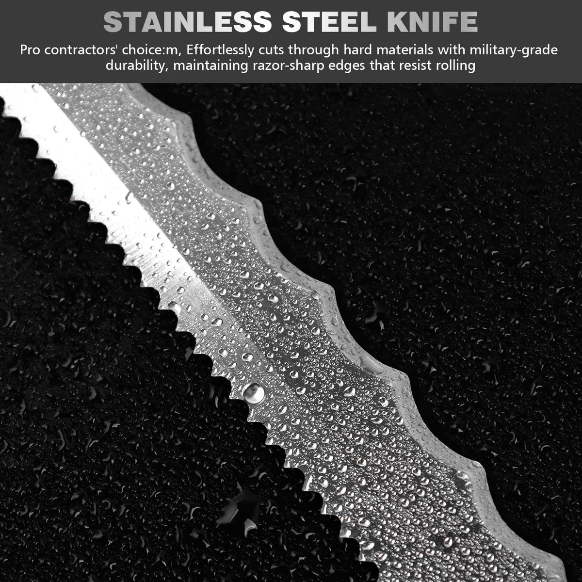 Sod Cutter knife: Stainless Steel Garden Knife 11.14-inch sharp blade, double-edged sod knife for