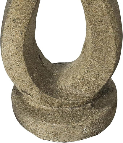 21.8" H Elegant Modern Bird Bath for Outsides Use - Sturdy Weather-Resistant Birdbath for Gardens