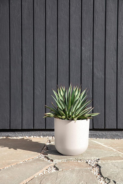 Veradek Mason Series Lima Planter - Round Planter for Indoor or Outdoor Porch/Garden | Made from