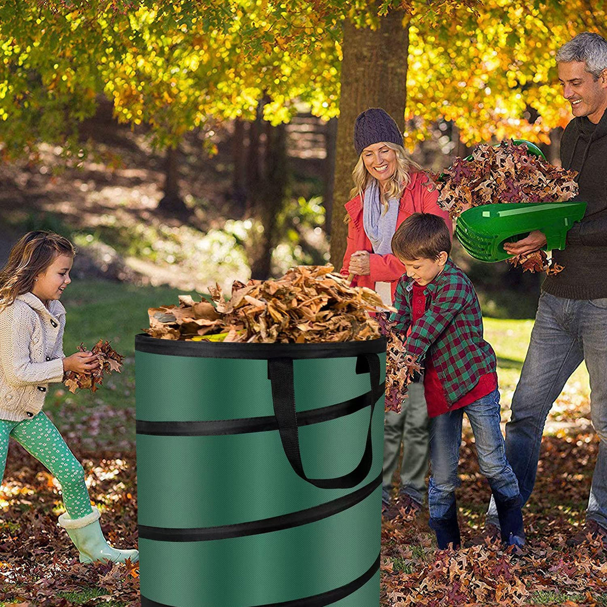 Camping Trash Can, Pop Up Trash Can/Recycle Bin, Foldable Garbage Can Camping for Gardening