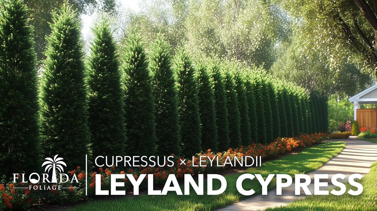 Leyland Cypress | 20 Live Plants | Cupressus × leylandii | Fast Growing Evergreen Trees | Privacy