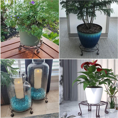 Yimobra Original Patented Plant Stand for Flower Pot Heavy Duty Potted Holder 10.2 x 4.7 Inches