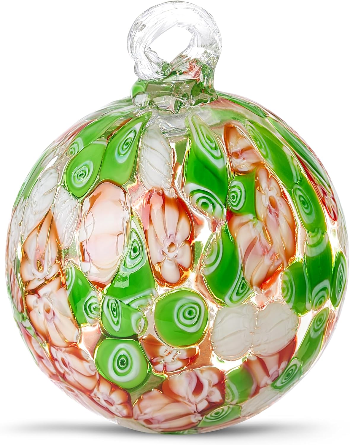 Hand Blown Glass Witch Ball,Glass Ornament Hanging Garden Gazing Ball Indoor Outdoor Home Décor. (3)
