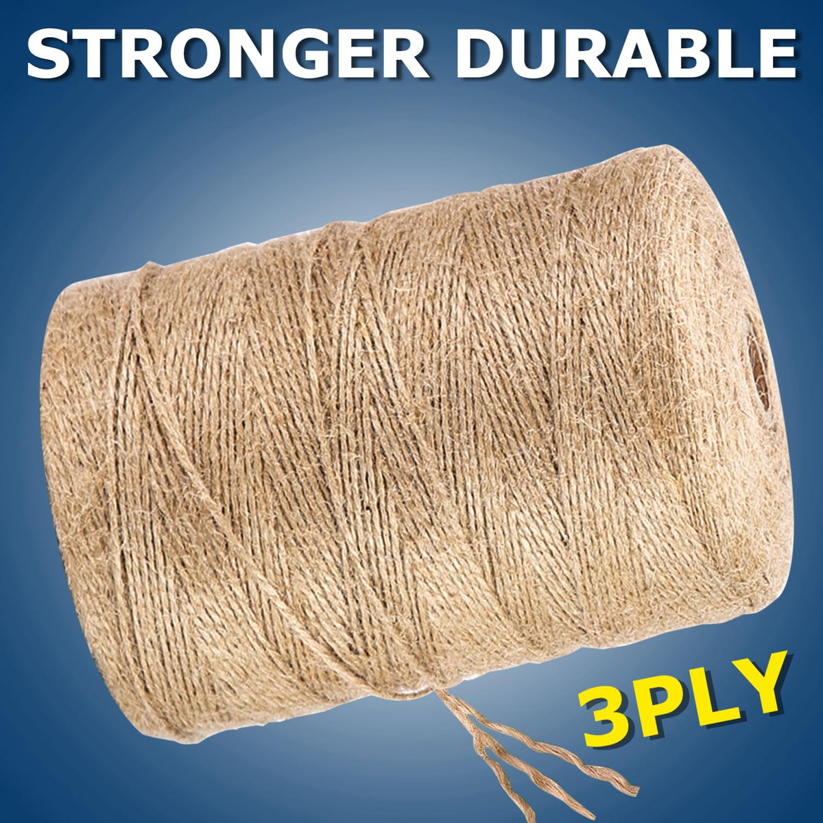 Vanhench 805FT Natural Jute Twine String, Bulk Hemp Jute Rope Cord Twine for Crafts Gardening, Gift