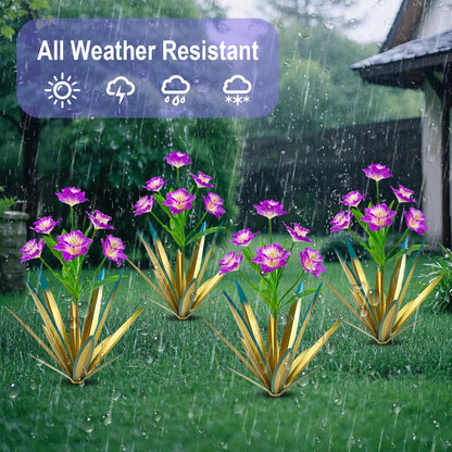 Homight Metal Agave Plant Outdoor Decoration Outdoor Garden Decoration Daffodils Flowers Mexican