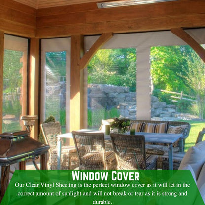 Farm Plastic Supply - Window Covering - 15 Mil - Window Covering, Window Cover, Porch Cover, Porch