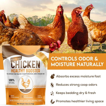 Chicken Dust Bath Sand Mix – Natural Poultry Dust for Feather & Skin Care | Diatomaceous Earth