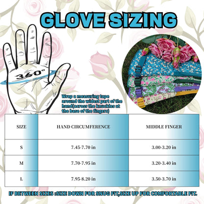 MSUPSAV Gauntlet Gardening Glove,Work Glove,Gardener,Medium,Yellow Rose