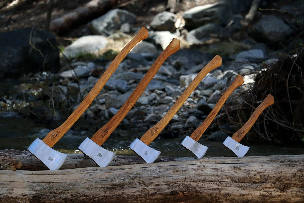 1844 Helko Werk Germany Axe Collection - 8 Classic Axes Set - Odyssey, Nordic, Tasmania
