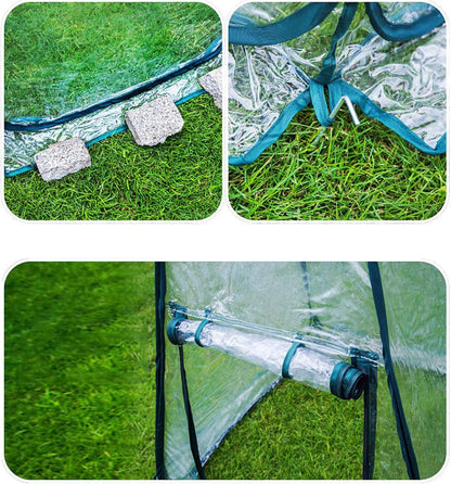 porayhut Pop Up Greenhouse Cover Flower House Mini Gardening Plant Flower Sunshine Room