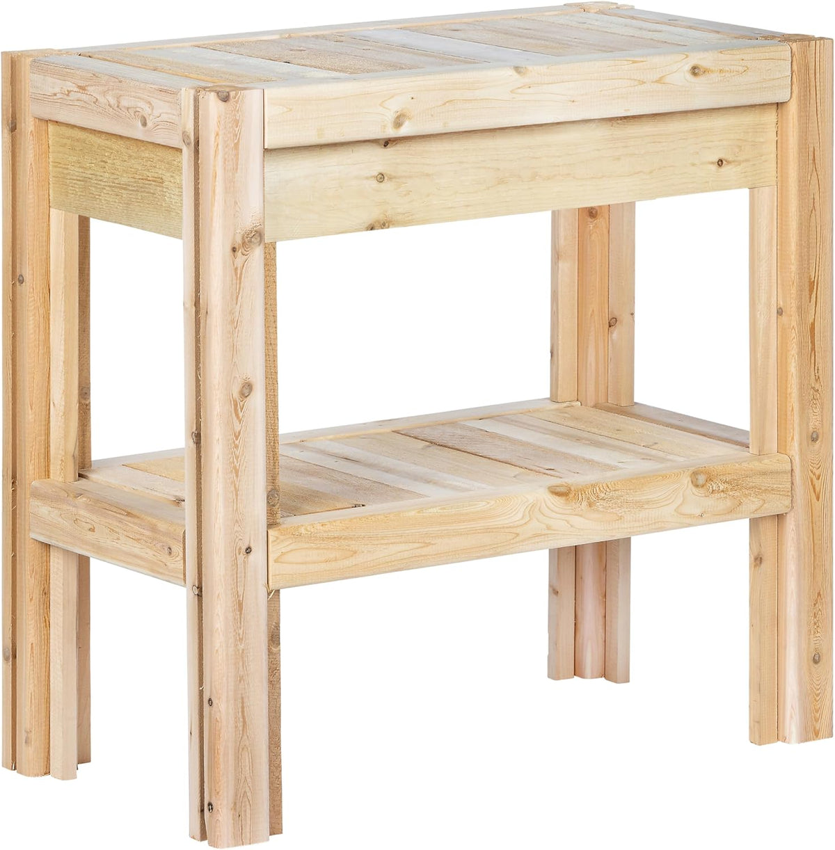 Greenes Fence Cedar Adjustable Storage Shelves, 31 in. x 16 in. x 30 in. - Made in USA with North