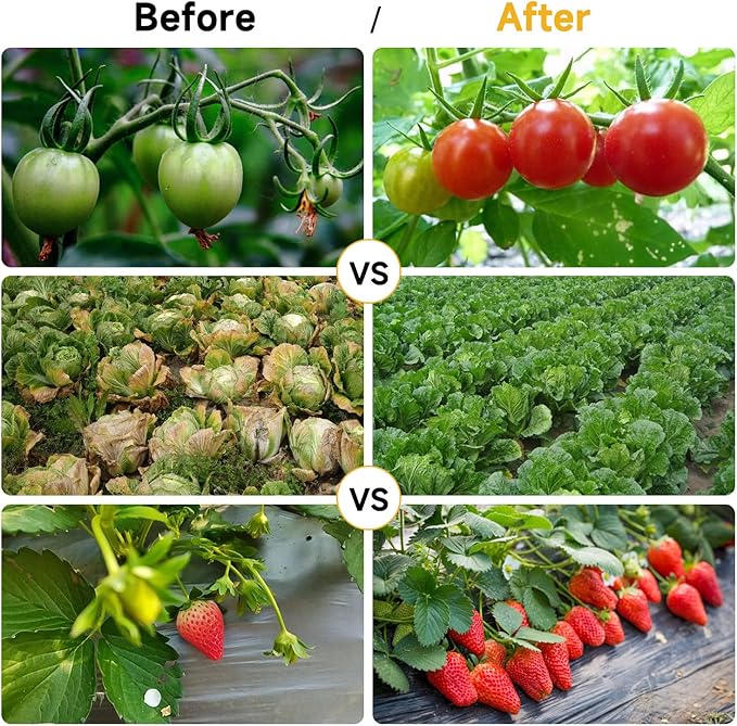 Grow Lights for Indoor Plants, 16" Full Spectrum Plant Grow Light Strips with Upgrade Timer 6/12/16