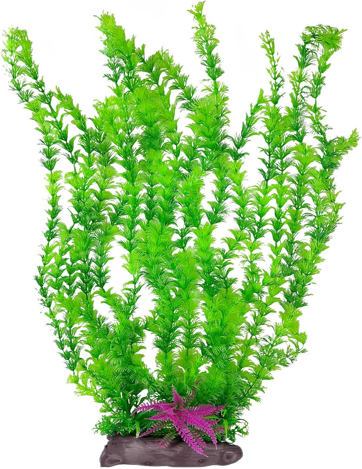 Hamiledyi Aquarium Plastic Plants Aquarium Decor Artificial Fish Tank Plants,Tall Fish Tank