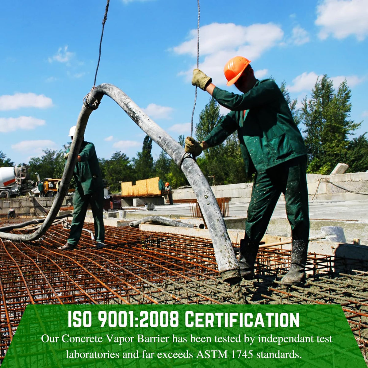 Farm Plastic Supply - Concrete Vapor Barrier - 20 mil - Heavy Duty Plastic Tarp, Polyolefin Vapor