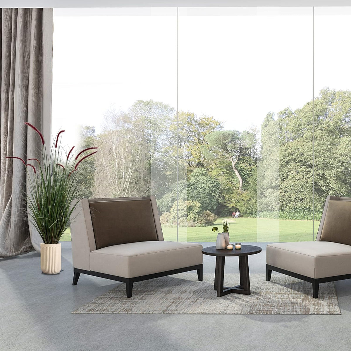 Artificial Plant 47in(1pack) Tall Artificial Grass Plant,Faux Plants Indoor Home Decorative