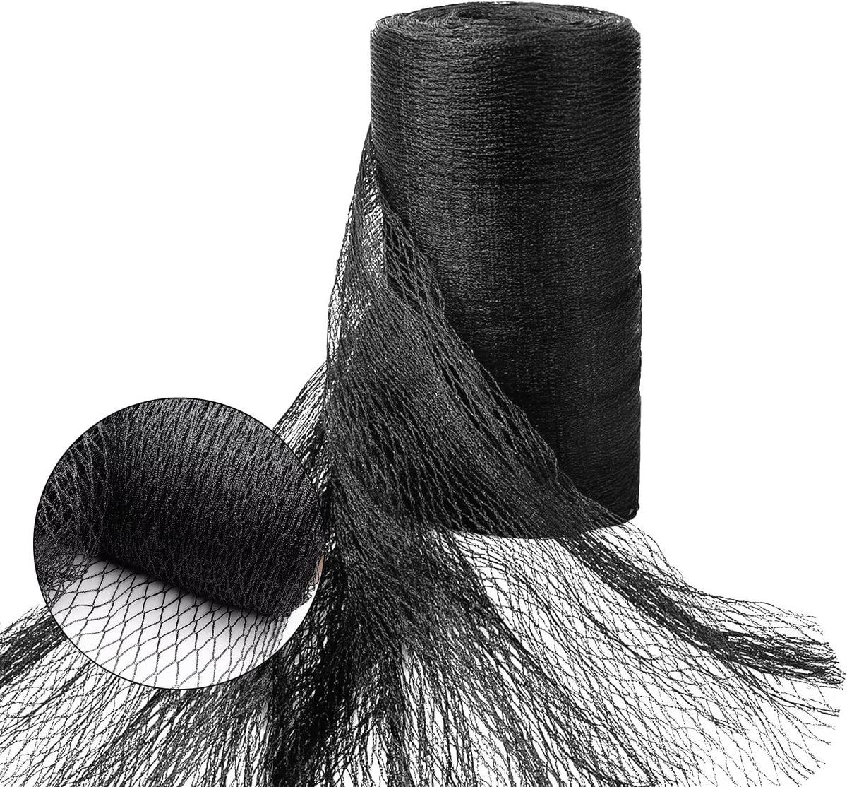 Bird Netting for Chicken Coop 30x30Ft, 1/2" Mesh, Strong Woven Poultry Netting Roof Cover for