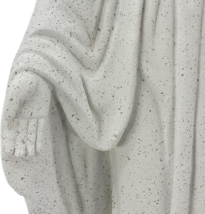 Galt International Virgin Mary Praying Blessed Mother of Grace Garden Statue Terrazo-Style 32"