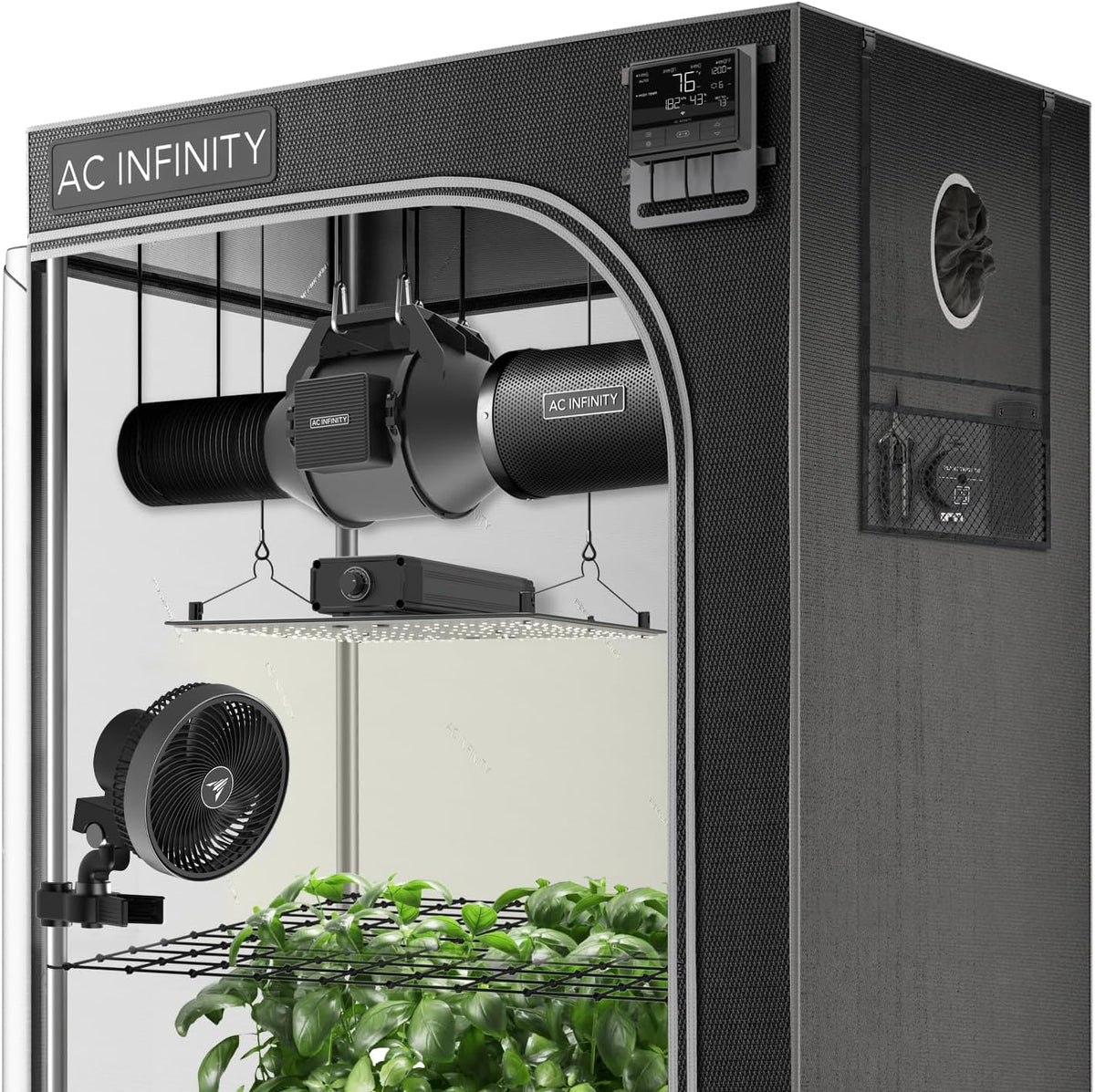 AC Infinity Advance Grow System 2x2, 1-Plant Kit, WiFi-Integrated Grow Tent Kit, Automate