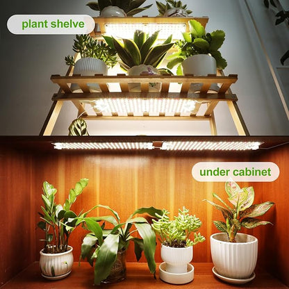 4Pack Panel Grow Lights for Indoor Plants, Seed Starting, Vegetables, Pot Plants, Bonsai with